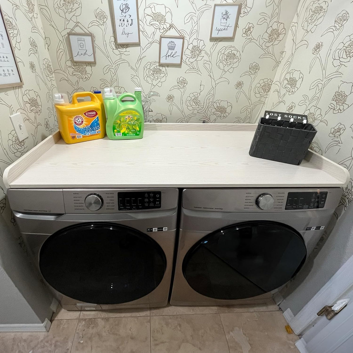 Washer and Dryer Countertop with Non-Slip Mat – Relodecor