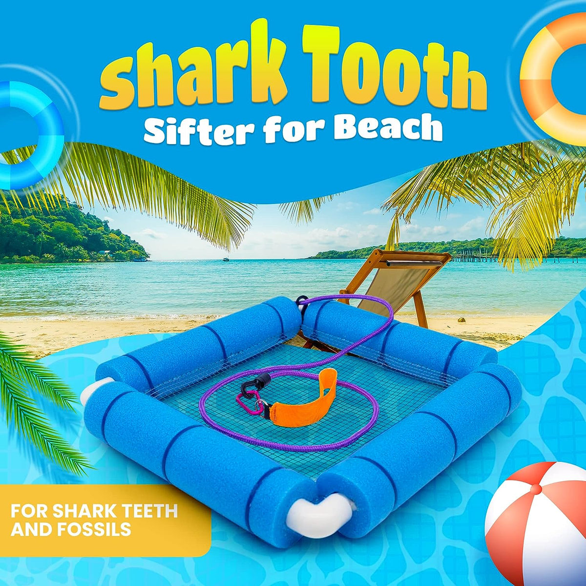 Shark Tooth Sifter Lightweight Sand Sifter for Shark Te