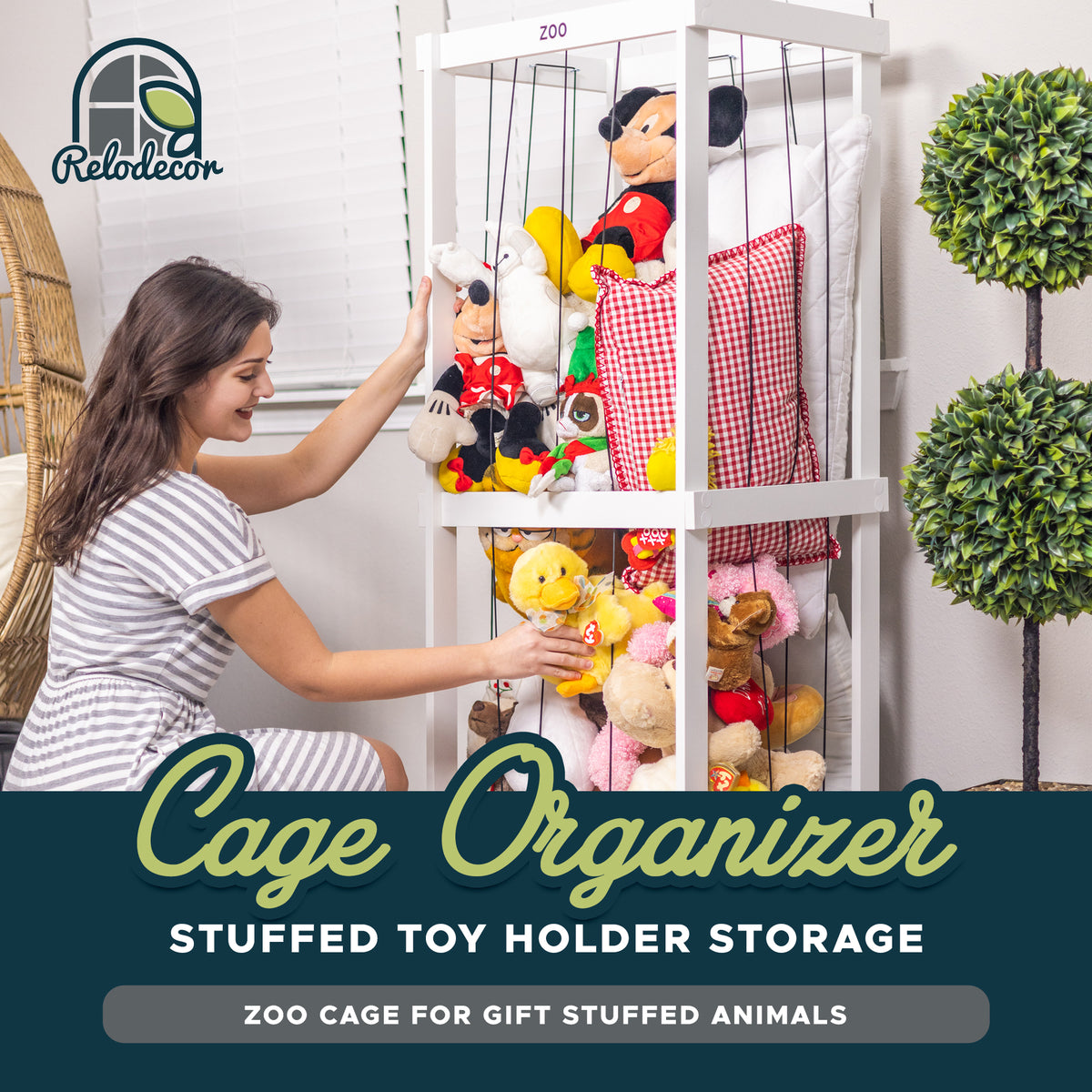 Toy cage best sale for stuffed animals