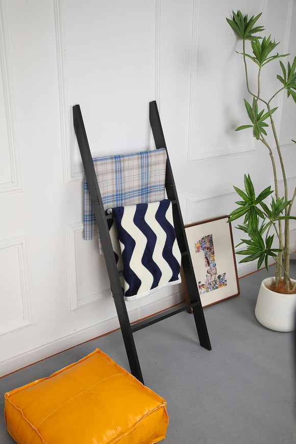 4ft 4-Tier Wall Leaning Blanket Ladder