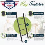 4ft 4-Tier Wall Leaning Blanket Ladder
