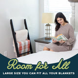 4ft 4-Tier Wall Leaning Blanket Ladder