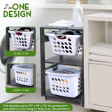 Laundry Basket Holder Shelf