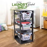 Laundry Basket Holder Shelf