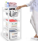 Laundry Basket Holder Shelf