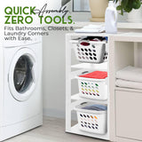 Laundry Basket Holder Shelf