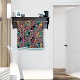 Hanging Quilt Rack with Shelf