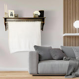 Hanging Quilt Rack with Shelf