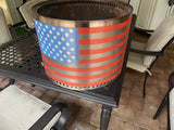 Stove Skins, Decorative stainless steel firepit wrap (Bonefire)