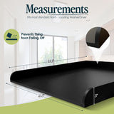 Washer Dryer Countertop with Non-Slip Mat, 27.5" x 27" (Black)