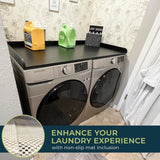 Washer and Dryer Countertop with Non-Slip Mat