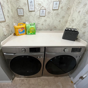 Washer and Dryer Countertop with Non-Slip Mat