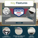 Washer and Dryer Countertop with Non-Slip Mat