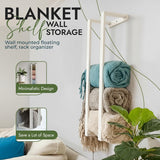 Wall Storage Blanket Shelf
