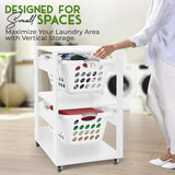 Laundry Basket Holder Shelf