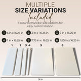 Wooden Shelf Covers for 16-Inch Deep Wire Racks - Each Set Covers 36 Inches Wide Pantry Interchangeable Shelf Liners for Wire Rack Shelving, Perfect for Pantry Organization (Black)