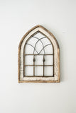 Farmhouse wood wall window, Arch window frame