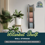 Wall Storage Blanket Shelf