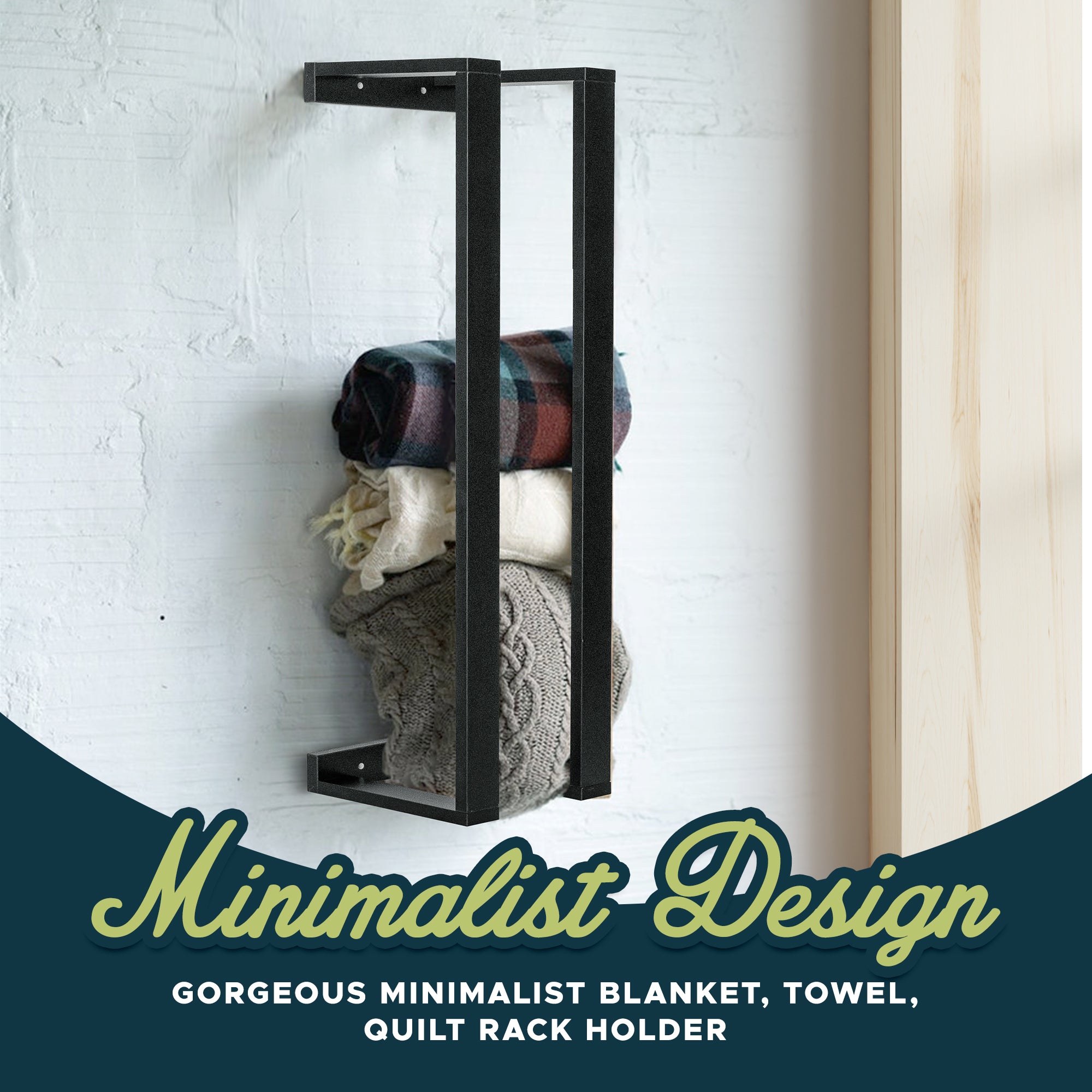 Wall Storage Blanket Shelf Relodecor